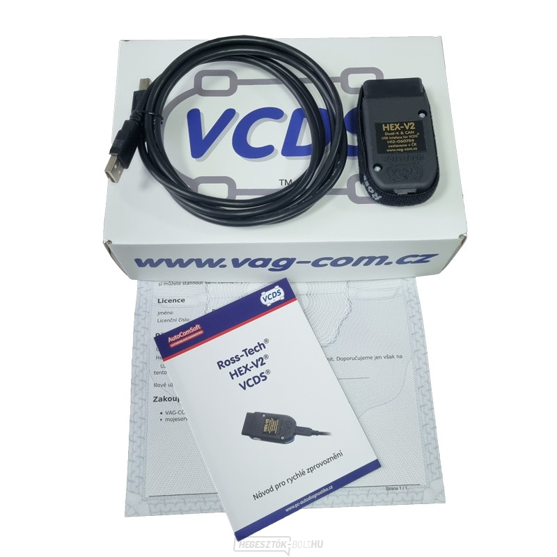VAG COM 16.8.3 MAX HEX V2 usb kábel
