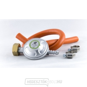 30 mbar szabályozó és 8mm/50cm-es tömlő klipszekkel 30 mbar szabályozó és 8mm/50cm-es tömlő klipszekkel gallery main image