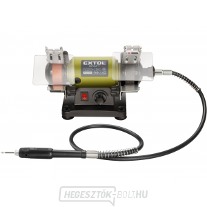 Dupla tárcsás csiszológép egyenes csiszolóval 120W Dupla tárcsás csiszológép egyenes csiszolóval 120W gallery main image