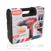 Akkus fúrócsavarhúzó EXTOL Premium 12V Li-ion, 1300mAh, két akkumulátor náhled