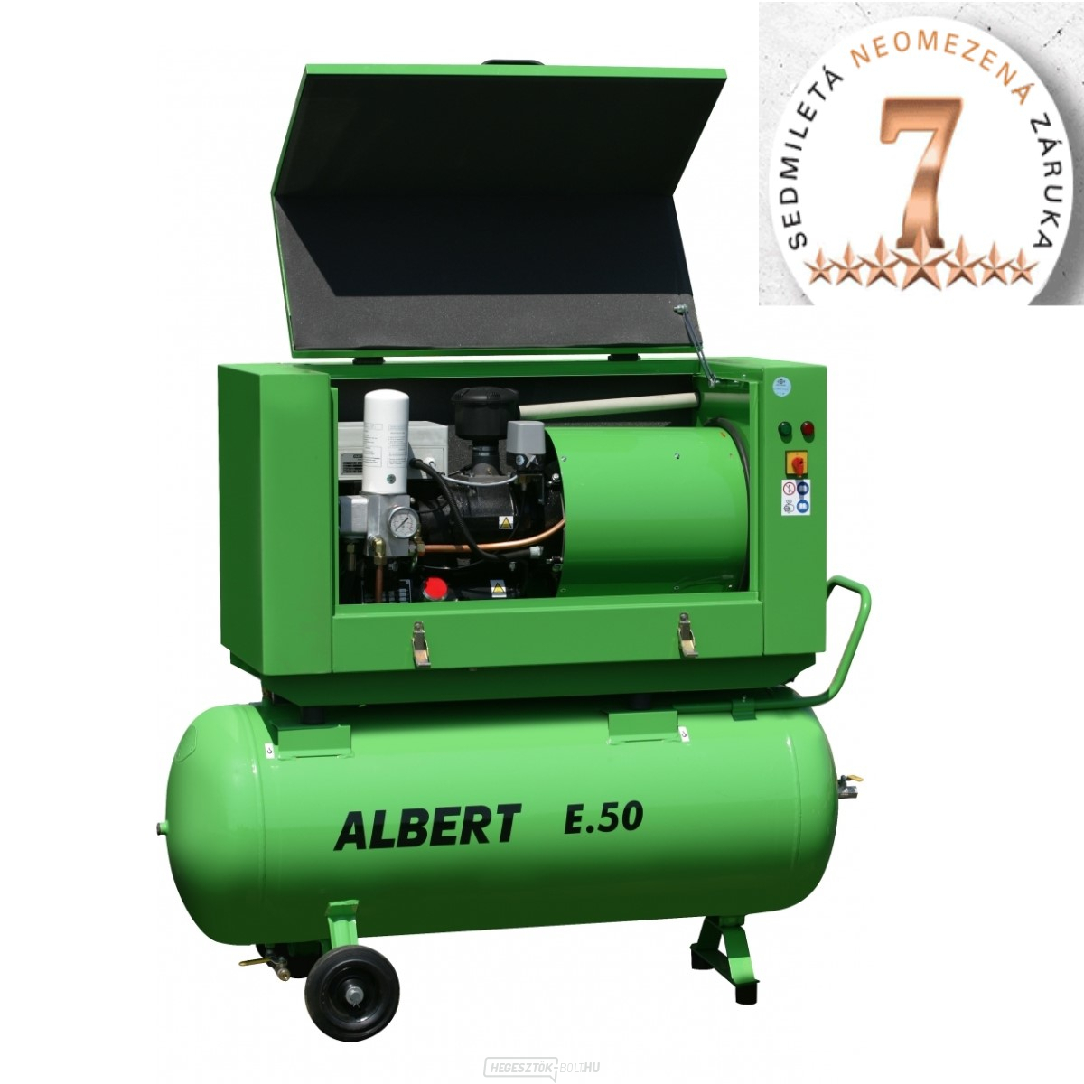 Csavarkompresszor Atmos Albert E.50 KOMFORT légszárító