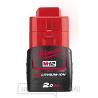 Akkumulátor Milwaukee M12 B2 (Li-ion 12V, 2.0Ah)