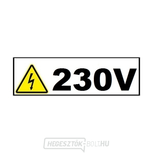 A tápellátás 230V-ra történő módosítása - emelőgépek esetében