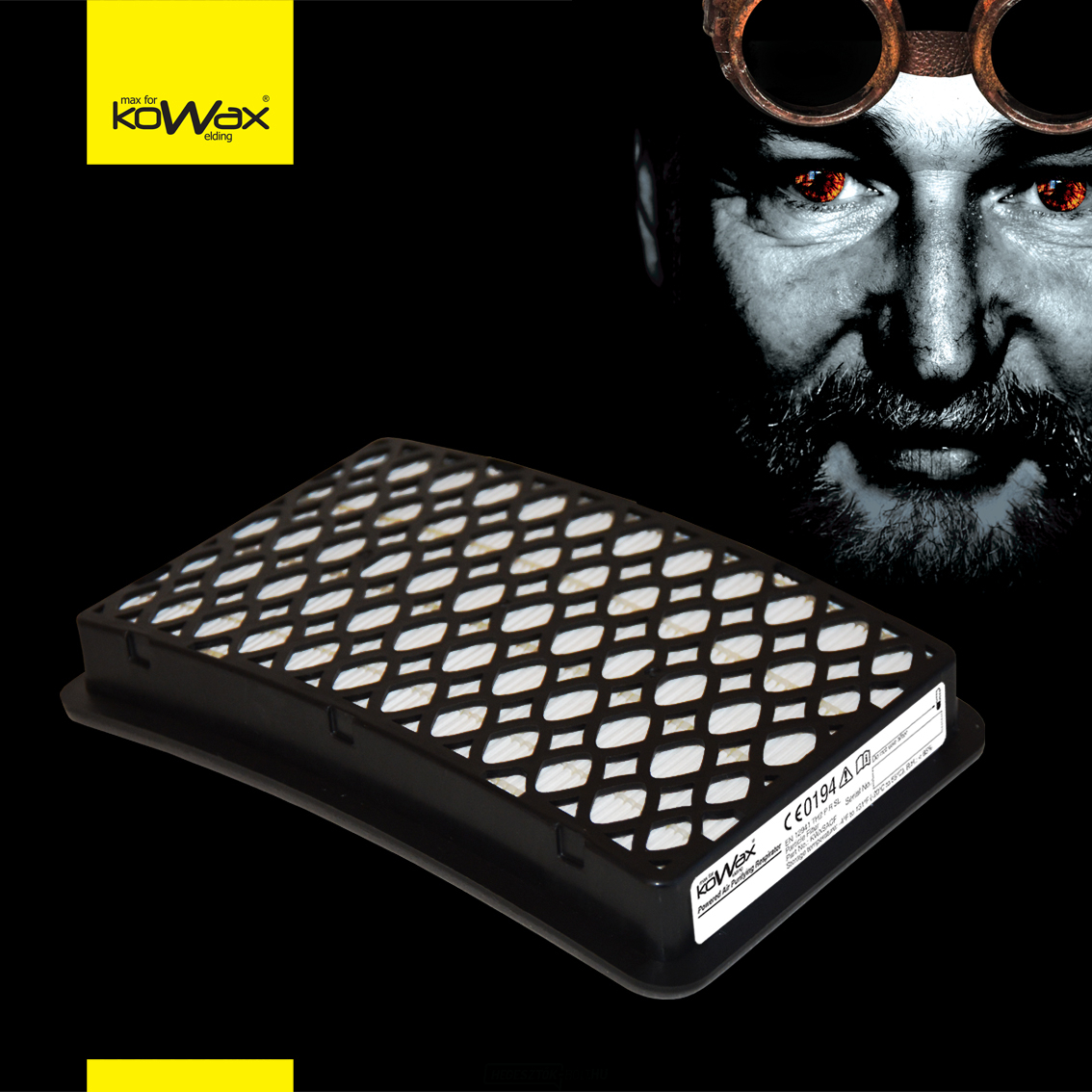 KOWAX Speed Air® részecskeszűrő a légzőegységhez (3. tétel)