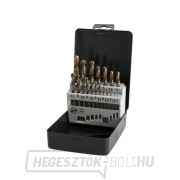 PROTECO fém fúrószár készlet 1 - 10mm HSS-Co5 kobalt - 19db gallery main image