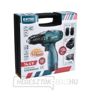 Akkus fúrócsavarhúzó EXTOL 16.6V Li-ion (2x), 1300mAh náhled