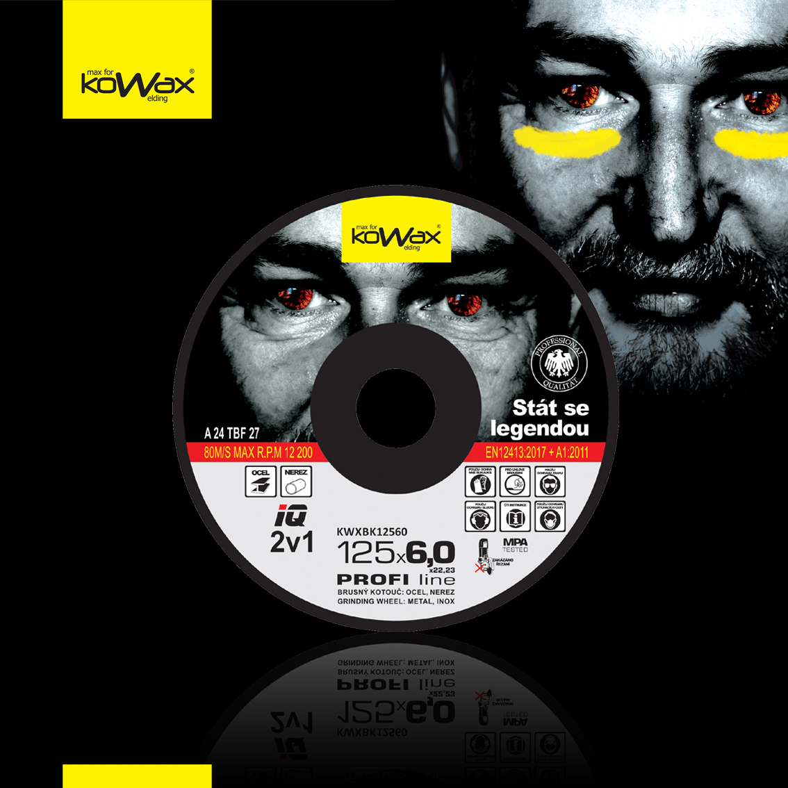 Köszörűtárcsa KOWAX IQ 2in1 125x6.0