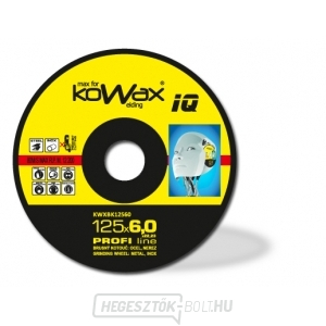 KOWAX csiszolótárcsa 125x6,0x22,2 mm