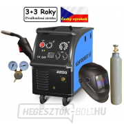 KIT 2200 Standard 4 görgős + égő + szelep + önsötétítő burkolat + CO2 palack töltettel gallery main image