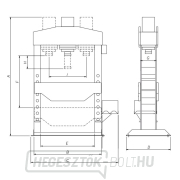 Hidraulikus prés WPP 160 HBK D 1500 Előnézet 
