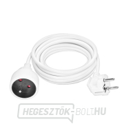 Solight hosszabbító kábel - csatlakozó, 1 aljzat, fehér, 7m Előnézet  Solight hosszabbító kábel - csatlakozó, 1 aljzat, fehér, 7m Előnézet
