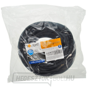 Solight hosszabbító kábel - csatlakozó, 1 aljzat, fekete, 20m Előnézet 