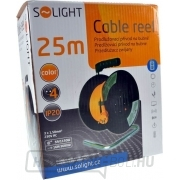 Solight dobhosszabbító kábel, 4 aljzat, narancssárga, 25m Előnézet 