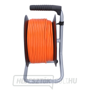 Solight dobhosszabbító kábel, 4 aljzat, narancssárga, 50m náhled