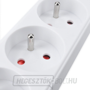 Solight hosszabbítókábel, 6 aljzat, fehér, 5m Előnézet  Solight hosszabbítókábel, 6 aljzat, fehér, 5m Előnézet