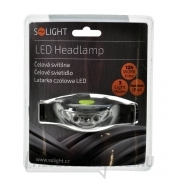 Solight LED fejlámpa, 3x LED, fekete-szürke, 2x CR2032 Előnézet 