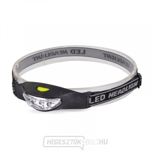 Solight LED fejlámpa, 3x LED, fekete-szürke, 2x CR2032 Solight LED fejlámpa, 3x LED, fekete-szürke, 2x CR2032 gallery main image