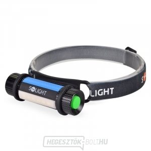 Solight LED kézi és fejlámpa 2in1, 90 140lm, 3x AAA