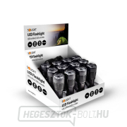 Solight LED fém zseblámpa, kicsi, 50lm, 1W LED, fekete, 1 x AA Előnézet 