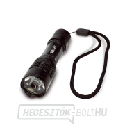 Solight LED fém zseblámpa, kicsi, 50lm, 1W LED, fekete, 1 x AA gallery main image