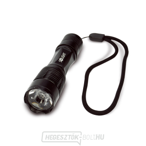 Solight LED fém zseblámpa, kicsi, 50lm, 1W LED, fekete, 1 x AA gallery main image