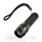Solight fém zseblámpa, 1W LED, fekete, fókusz, 3 x AAA gallery main image