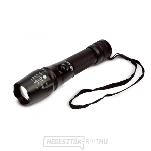 Solight professzionális újratölthető LED-es zseblámpa, T6 XML Cree LED, 600lm, Li-Ion 