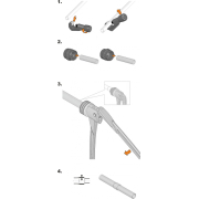 Fogókészlet rézcsővégek tágításához Előnézet 