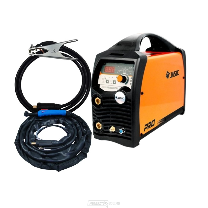 Inverter Jasic TIG 200P AC/DC E201 + pisztoly + földkábel