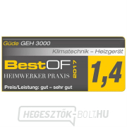 Elektromos közvetlen fűtés Gude GEH 3000 náhled