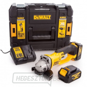 Akkumulátoros sarokcsiszoló 125mm DeWalt DCG412M2 18V XR 2x4.0Ah + tok Akkumulátoros sarokcsiszoló 125mm DeWalt DCG412M2 18V XR 2x4.0Ah + tok gallery main image