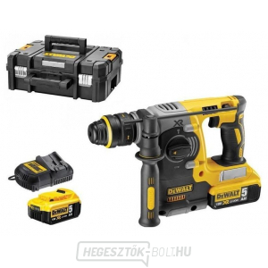 DCH273P2 szénmentes kombinált kalapács SDS-Plus 26mm, 2x5,0 Ah DeWALT tok