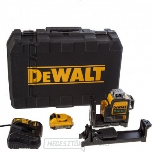 DCE089D1G Zöld lézer 3x 360°, 1x 10,8V 2,0Ah DeWALT