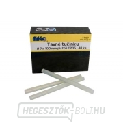 7 x 100 mm-es olvasztópálcák TP05 pisztolyhoz - 40 db 7 x 100 mm-es olvasztópálcák TP05 pisztolyhoz - 40 db gallery main image