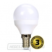 Solight LED izzó, miniglobe, 6W, E14, 6000K, 450lm gallery main image