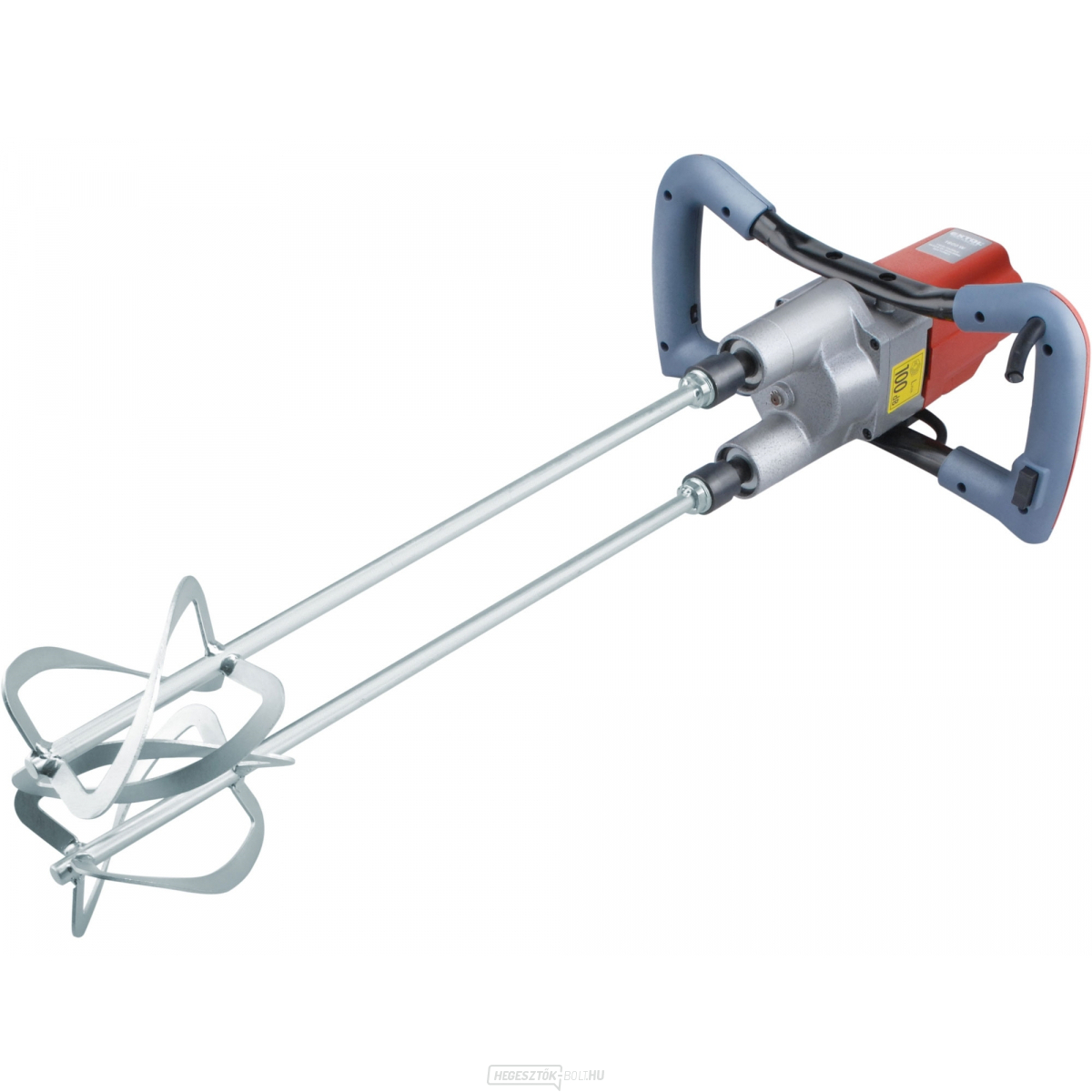 Keverőgép építési keverékekhez, két lapát, 1800W