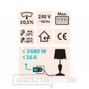 Villamosenergia-fogyasztásmérő - wattmérő, kW, kWh, CO2 Előnézet 