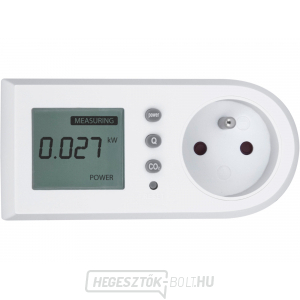Villamosenergia-fogyasztásmérő - wattmérő, kW, kWh, CO2 gallery main image