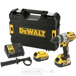 Akkus fúrócsavarozó DeWALT DCD991P2 18V háromfokozatú, 2x5,0 Ah XR, tok TSTAK FLEXVOLT DCD991P2