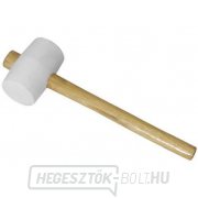 Gumikalapács, 55mm fehér gumi gallery main image