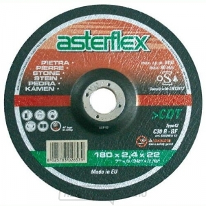 Kerék AS 180/2.4/22 C30R-BF kő,CDT megnövelt sh. Kerék AS 180/2.4/22 C30R-BF kő,CDT megnövelt sh. gallery main image