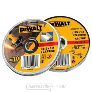 DT42335TZ Szögcsiszoló tárcsák 115mm 10db DeWALT