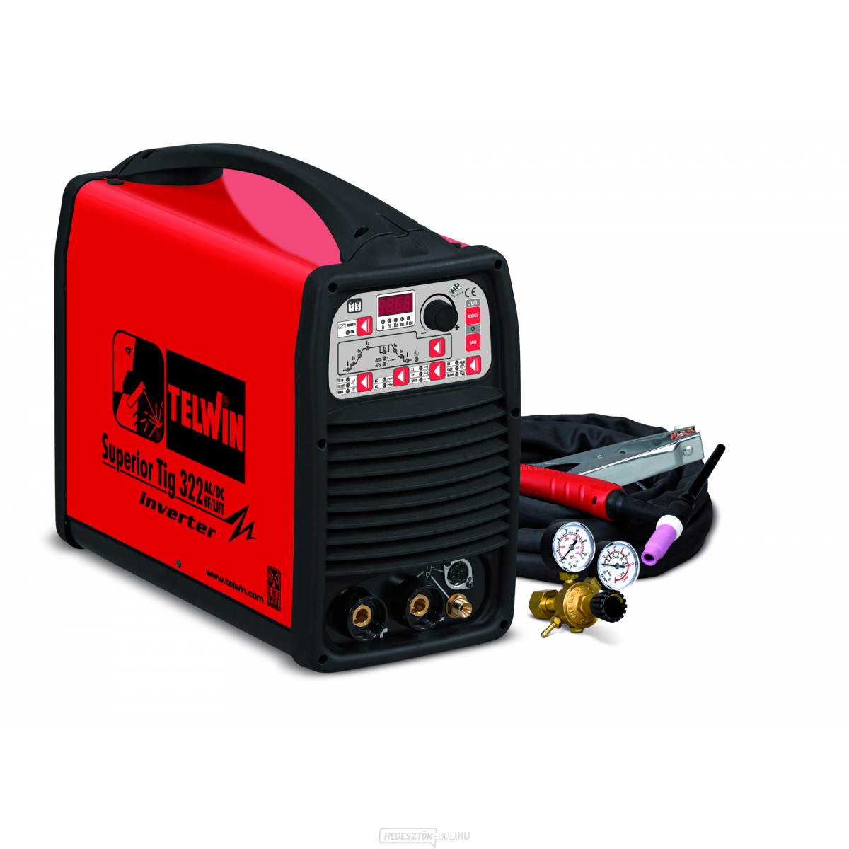 TIG hegesztő Superior TIG 322 AC/DC - HF/LIFT Telwin komplett tartozékokkal 