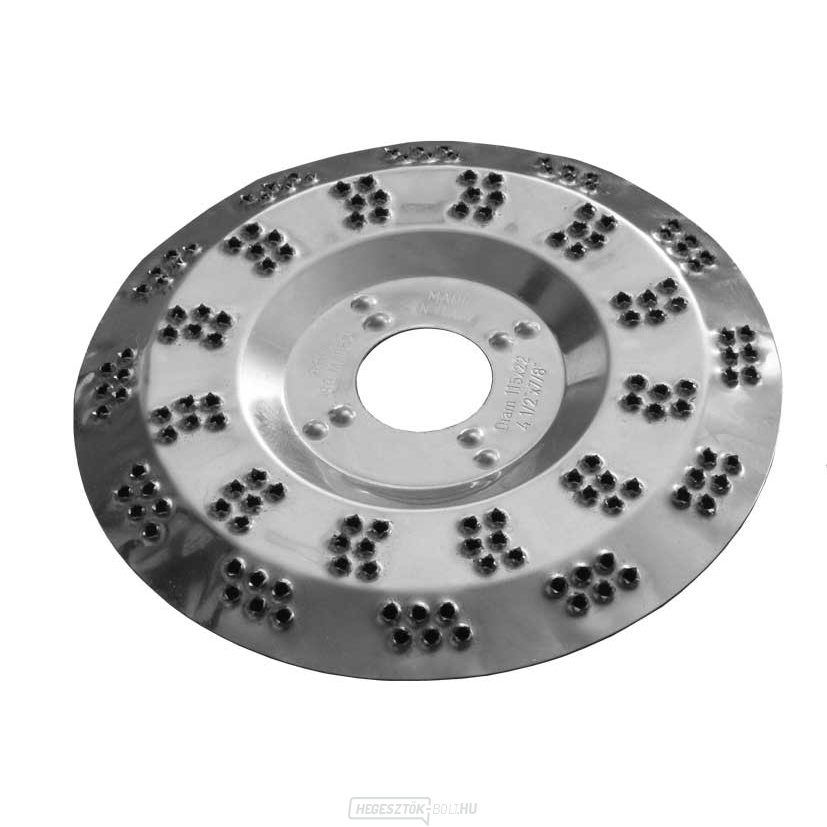 Rotációs reszelő 115mm sarokcsiszolóhoz, tárcsa vastagsága 0,5mm