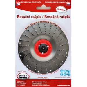 Rotációs reszelő 115x22,2mm - standard penge 2,0mm