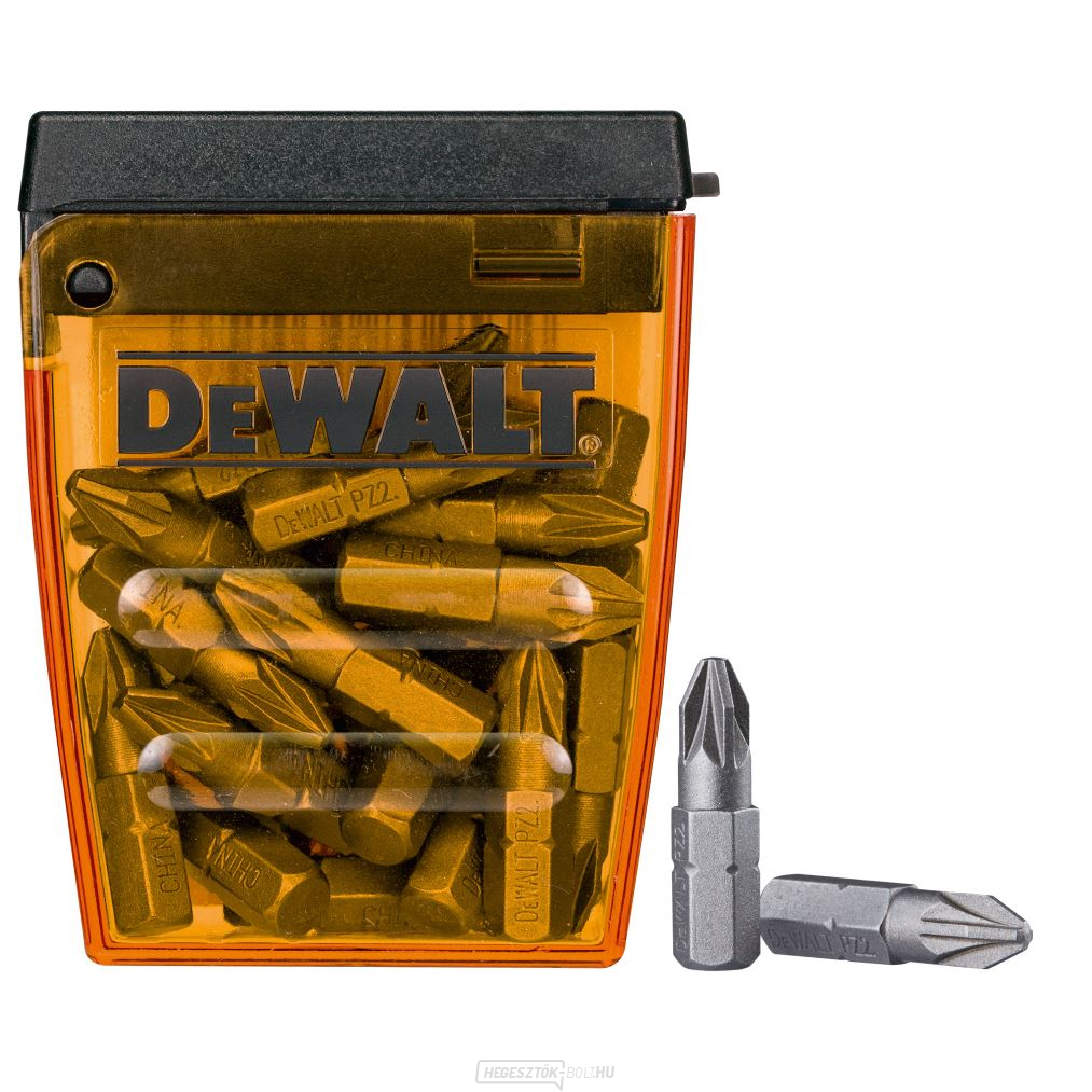 DEWALT PZ2 bit készlet Tic Tac dobozban DT71521 - 25db DEWALT PZ2 bit készlet Tic Tac dobozban DT71521 - 25db gallery main image