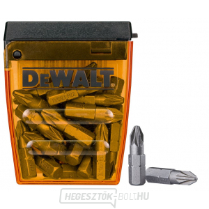 DEWALT PZ2 bit készlet Tic Tac dobozban DT71521 - 25db DEWALT PZ2 bit készlet Tic Tac dobozban DT71521 - 25db gallery main image