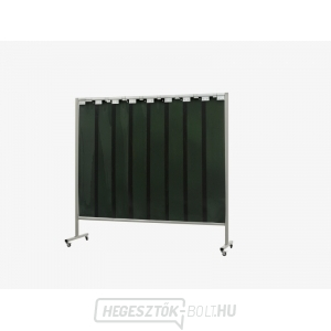 Hegesztő paraván OMNIUM GREEN 9-LAMELY 200x215 cm gallery main image