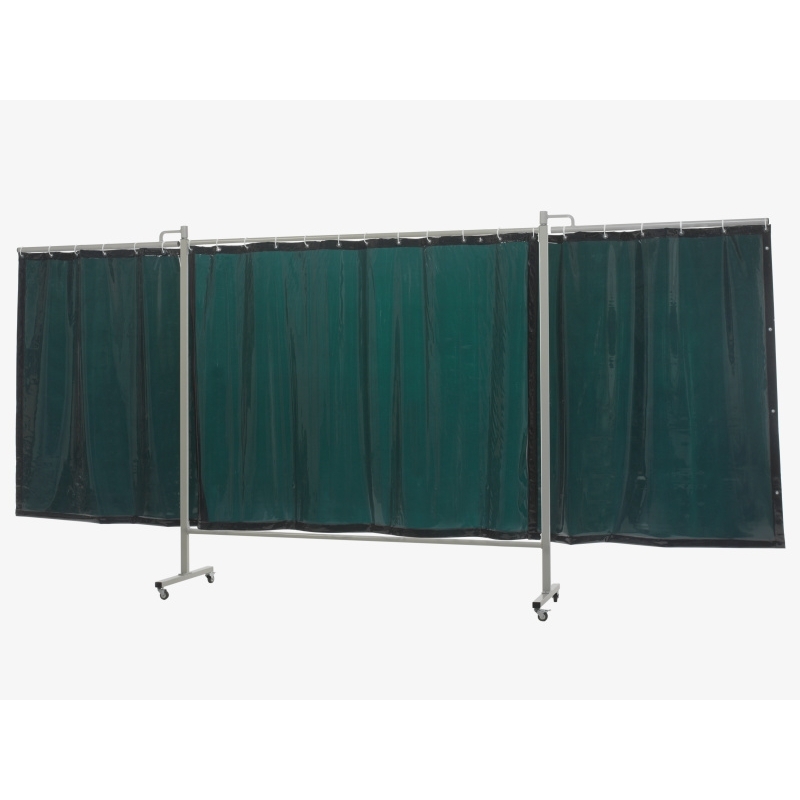 Omnium Triptych XL-GREEN 6 200x435 cm 200x435 cm Hegesztési védőernyő Omnium Triptych XL-GREEN 6