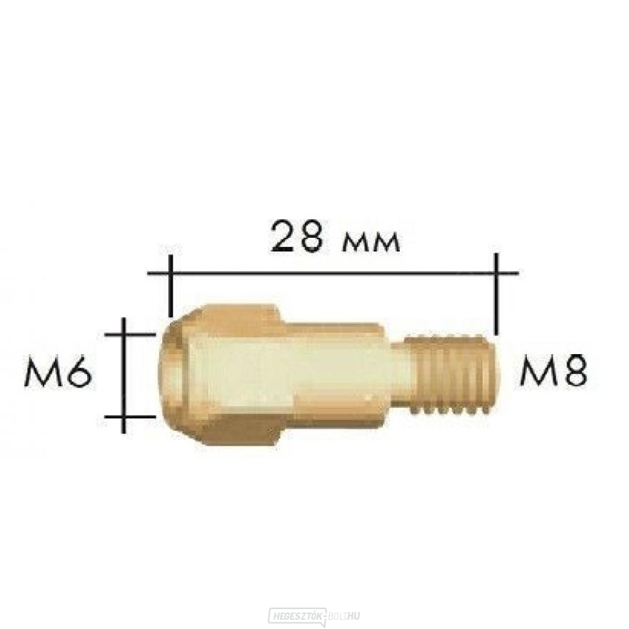 Közbülső darab MB36,KTR36 M6/M8 28mm Közbülső darab MB36,KTR36 M6/M8 28mm gallery main image
